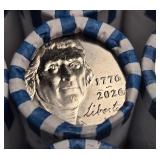 Fresh Bank Box! 2026-D Nickels – 50 Rolls – Semiquincentennial Release!