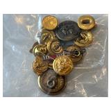 Military Buttons and Pins