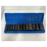 1/2" Drive Impact Socket Set 7/16 to 1-1/4