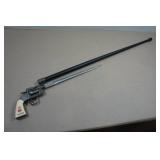 Doc Holliday Pistol Handle Sword Cane - 12" Blade