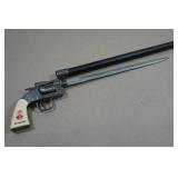 Doc Holliday Pistol Handle Sword Cane - 12" Blade