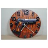 Colt 45 Pistol 10" Clock