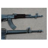 *2* Mini Metal AK-47 Keychains - 4.5" Long