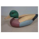 Vintage Hand Carved Mallard Decoy - By M. Coleman