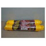 *2* Corda Twisted Polypropylene Ropes - 3/8"x75