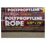 *2* Corda Twisted Polypropylene Ropes - 3/8"x75