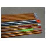 Assorted Wood and Aluminum Arrows