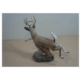 Leaping Deer Statue
