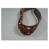 Hunter Leather Ammo Belt - Medium