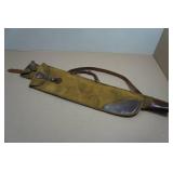 Antique Canvas and Leather Take Down Rifle Gun Case