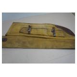 Antique Canvas and Leather Take Down Rifle Gun Case