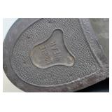 Antique Wool/Felt/Leather Hunting Boots and Black Rubber Buckle Over Boots