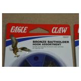 *2* Eagle Claw Bronze Baitholder Hook Assortment