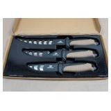 Mossy Oak 3-Piece Hunting Knife Set