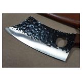 Viking Knife Co Hammered Carbon Steel Cleaver