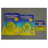 Night Bobby Lighted Fishing Bobbers and Batteries