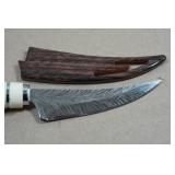 Viking Knife Co Carbon Steel Damascus Style Hunting Knife