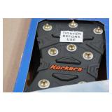 Korkers Interchangeable Sole System Triple Threat Carbide Spike -Size 15