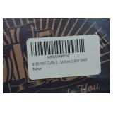 Set of Four Lucky Shot Pint Glasses - Firearm Owners Killed No One