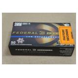 50 Federal Premium LE 9mm Luger +P 124 Gr Tactical HST Ammo