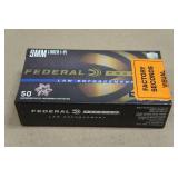 50 Federal Premium LE 9mm Luger +P 124 Gr Tactical HST Ammo