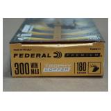20 Federal Premium .300 Win Mag 180 Gr Trophy Copper Ammo