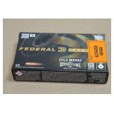 20 Federal Premium .308 Win 168 Gr Gold Medal Center Strike Open Tip Match Ammo