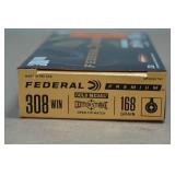 20 Federal Premium .308 Win 168 Gr Gold Medal Center Strike Open Tip Match Ammo