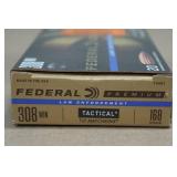 20 Federal Premium LE .308 Win 168 Gr Tactical Tip Matchking Ammo