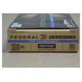 20 Federal Premium LE .308 Win 168 Gr Tactical Tip Matchking Ammo