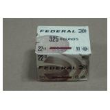325 Federal Automatch .22LR 40 Gr Solid Ammo
