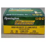225 Remington 22 Cyclone .22 LR 36 Gr Lead HP Ammo