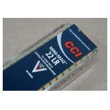 100 CCI Mini-Mag .22 LR 40 Gr Copper Plated RN Ammo