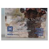 10 ZSR Hunt American Sniper 12 Gauge 2-3/4" 00 Buckshot Shotshells