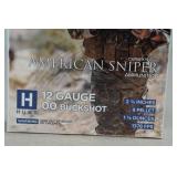 10 ZSR Hunt American Sniper 12 Gauge 2-3/4" 00 Buckshot Shotshells