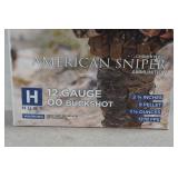 10 ZSR Hunt American Sniper 12 Gauge 2-3/4" 00 Buckshot Shotshells