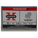10 Winchester Super-X 12 Gauge 3" Magnum Turkey 5 Shot Shotshells