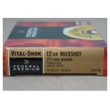 5 Federal Premium Vital-Shok 12 Gauge 3-1/2" Magnum 00 Buckshot Shotshells