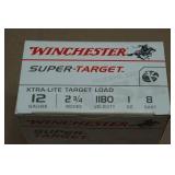 25 Winchester Super-Target 12 Gauge 2-3/4" Xtra-Lite 8 Shot Shotshells