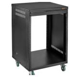 Auray ERS-12U 12-Space Steel Equipment Rack with 3" Locking Casters - NEW IN BOX