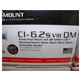 (4) Phase Technologies CI-6.2s VIII QM Round 6.5" Two-Way Switchable Flush Mount In-Ceiling Speakers / Loudspeakers - NEW IN BOX