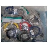 Miscellaneous CAT5, CAT6, Network and Patch Cables - 16.6 lbs with packaging - NEW in packaging
