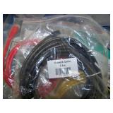Miscellaneous CAT5, CAT6, Network and Patch Cables - 16.6 lbs with packaging - NEW in packaging