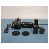 Canon HD Camcorder with (3) Batteries and Battery Charger