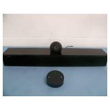 AMX ACV-5100 Acendo Vibe Conferencing Soundbar with Integrated Webcam and Bluetooth Remote Accessory (Black)