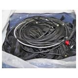 Bin of Cable Sheathing, various Cables included