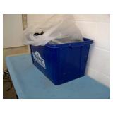 Bin of Cable Sheathing, various Cables included