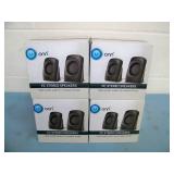 (4 Pairs) ONN Compact High-Quality USB-Powered Audio Stereo PC / Computer Speakers - NEW IN ORIGINAL BOX!