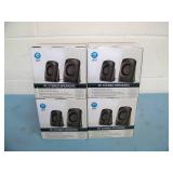 (4 Pairs) ONN Compact High-Quality USB-Powered Audio Stereo PC / Computer Speakers - NEW IN ORIGINAL BOX!