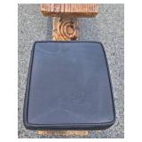 Very Cool Genuine Mid Century WITCO Carved Wood Bench w/Center Table